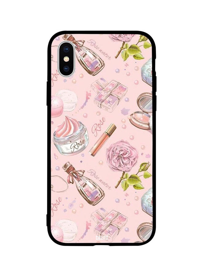CIELITO Protective Case Cover For Apple iPhone XS Pink Background Girls Stuff