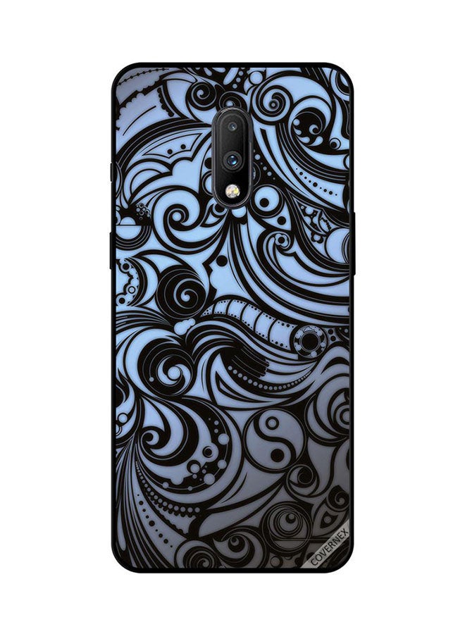 Protective Case Cover For OnePlus 7 Shaded Vector Design