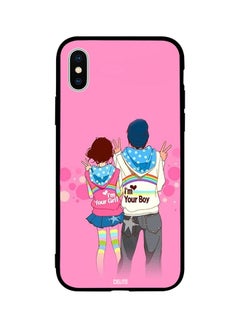 Protective Case Cover For Apple iPhone XS I Am Your Girl I Am Your Boy
