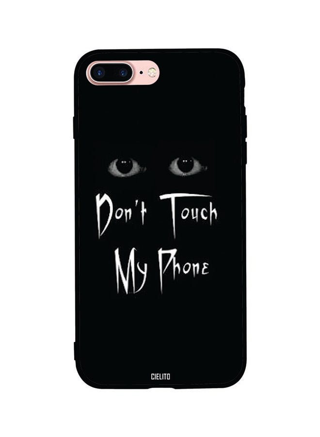 RUSSO - Skin Case Cover -for Apple iPhone 8 Plus Black Eyes Dont Touch My Phone Black Eyes Dont Touch My Phone - Image 1