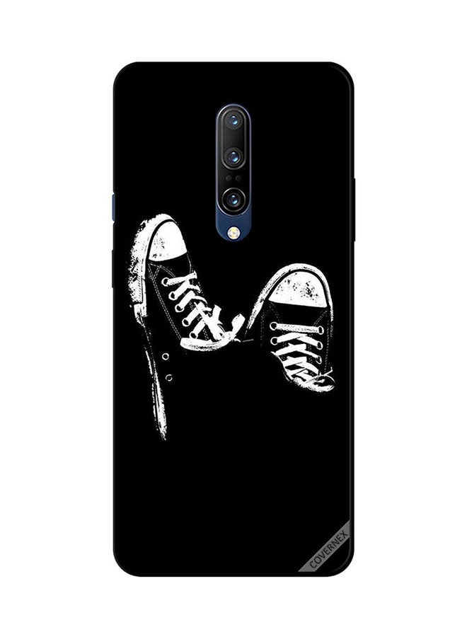 Covernex Protective Case Cover For OnePlus 7 Pro Canva Shoes B&W
