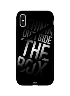 CIELITO Protective Case Cover For Apple iPhone XS Think Outside The Box 