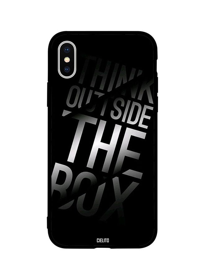 CIELITO Protective Case Cover For Apple iPhone XS Think Outside The Box 