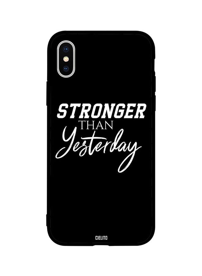 CIELITO - Protective Case Cover For Apple iPhone XS Stronger Than Yesterday - Image 1