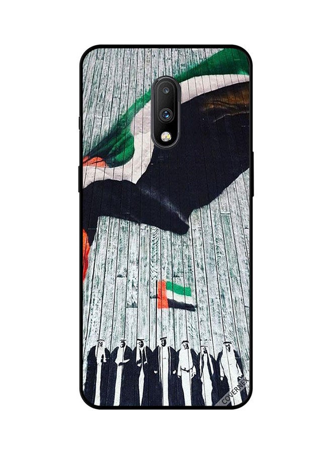 Protective Case Cover For OnePlus 7 Uae Ruler & Flag