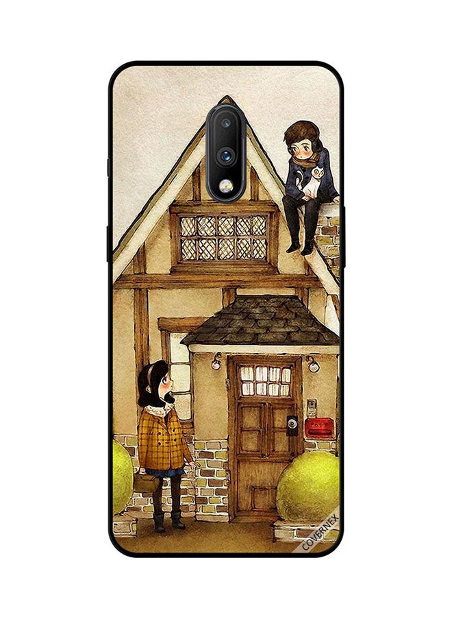 Covernex Protective Case Cover For OnePlus 7 Chatting Outside House