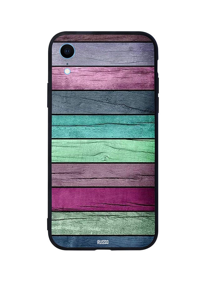 CIELITO Skin Case Cover -for Apple iPhone XR Horizontal Wooden Planks Horizontal Wooden Planks