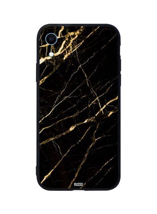 Skin Case Cover -for Apple iPhone XR Marble Filled With Gold Cracks Pattern Marble Filled With Gold Cracks Pattern - v1583755654/N35381475A_1