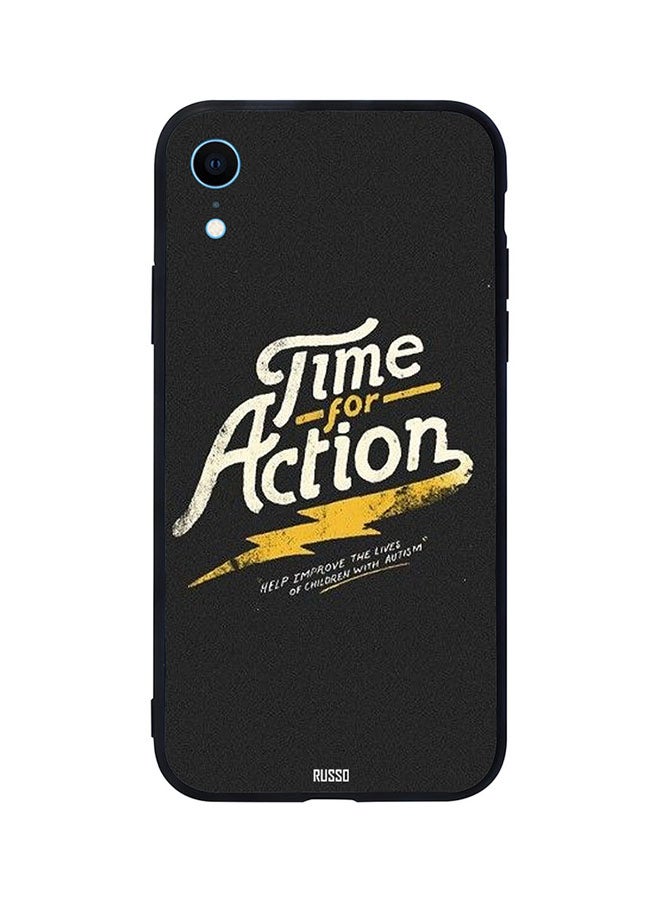CIELITO Skin Case Cover -for Apple iPhone XR Time -for Action Time For Action