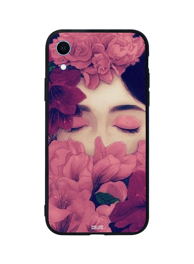 CIELITO Skin Case Cover -for Apple iPhone XR Girl Sleeping In Flowers Girl Sleeping In Flowers