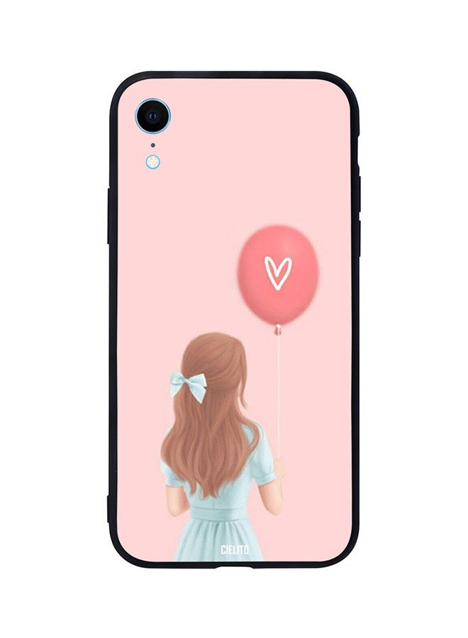CIELITO Skin Case Cover -for Apple iPhone XR Girl With Balloon Heart Girl With Balloon Heart