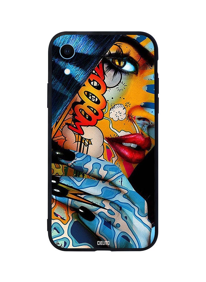 CIELITO Skin Case Cover -for Apple iPhone XR Face Paint Girl Art Face Paint Girl Art