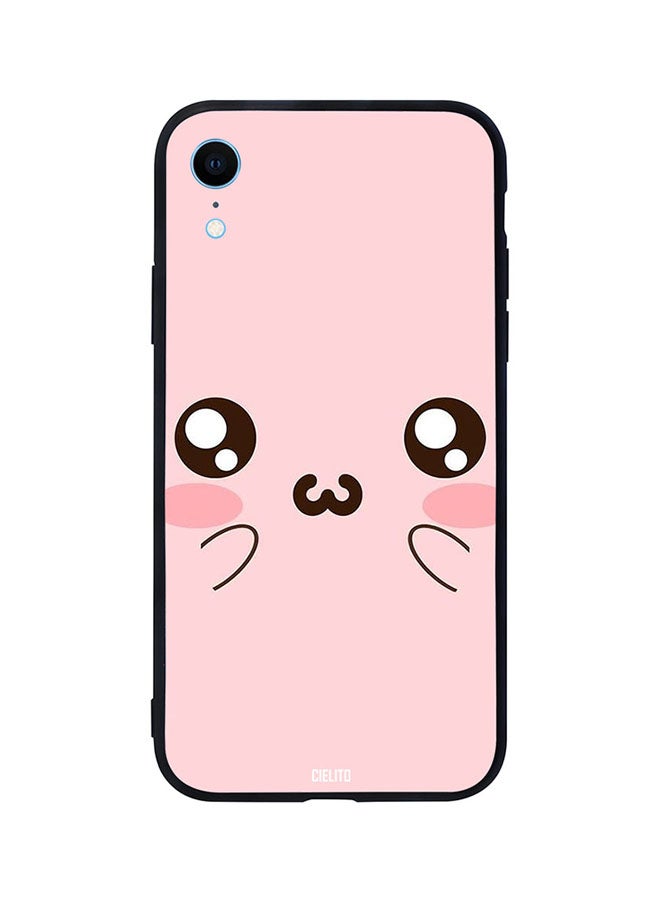 CIELITO Skin Case Cover -for Apple iPhone XR Cute Eyes Pink Cute Eyes Pink