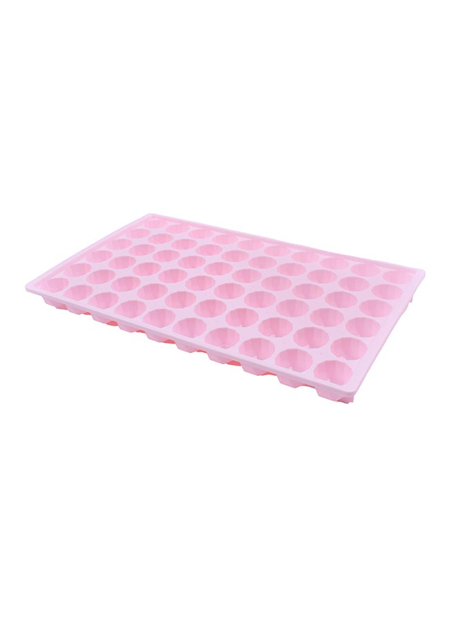 60-Cavity Dodecagon Shape Ice Cube Tray Pink 38.5 x 23 x 3centimeter - Image 2