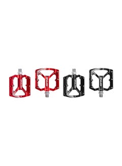 ENLEE 4-Piece Aluminium Alloy Cycling Pedal 12.5 x 11cm 