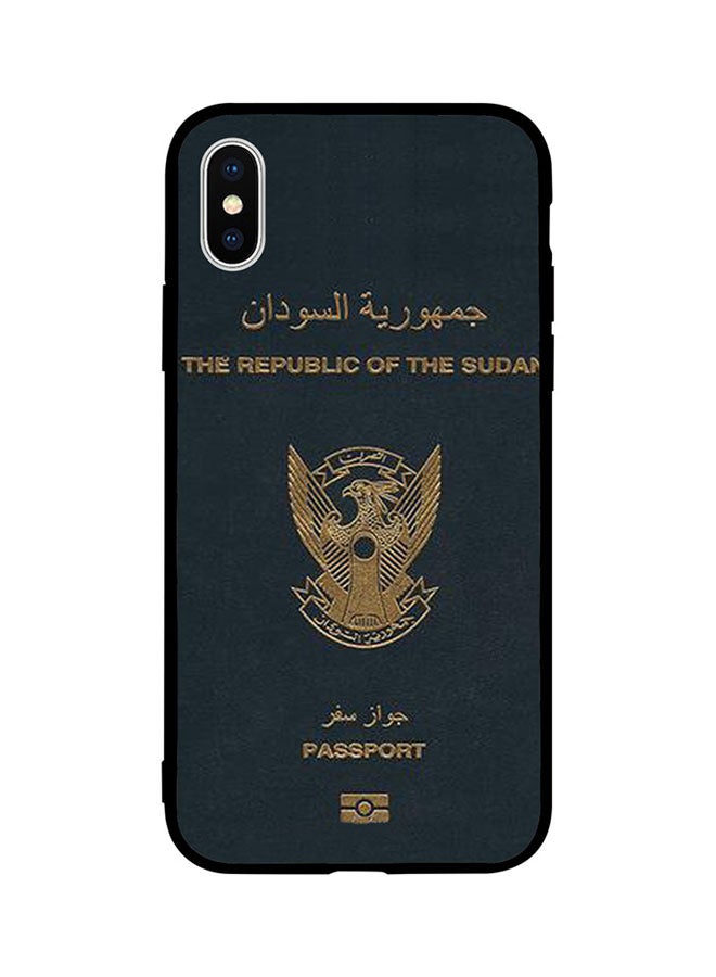 Protective Case Cover For Apple iPhone X Dpp00080 Sudan Pass