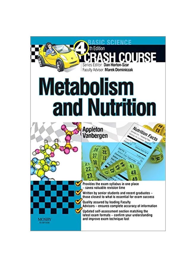 Crash Course: Metabolism And Nutrition Paperback English by Amber Appleton - 20 Nov 2012