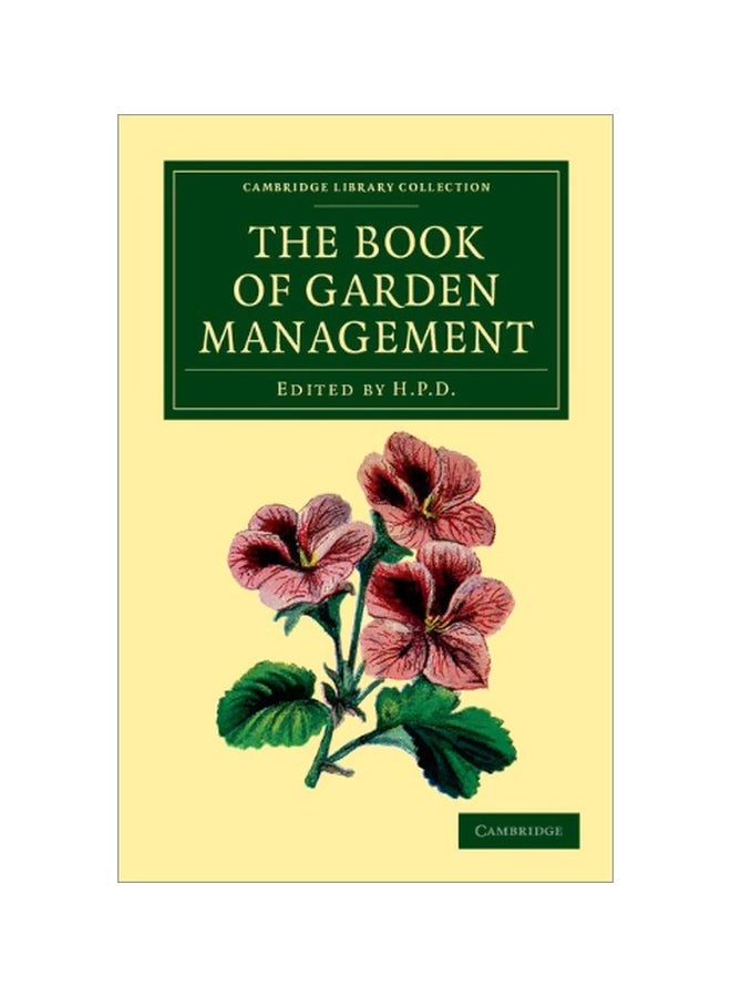 The Book Of Garden Management Paperback English - 21-May-2012