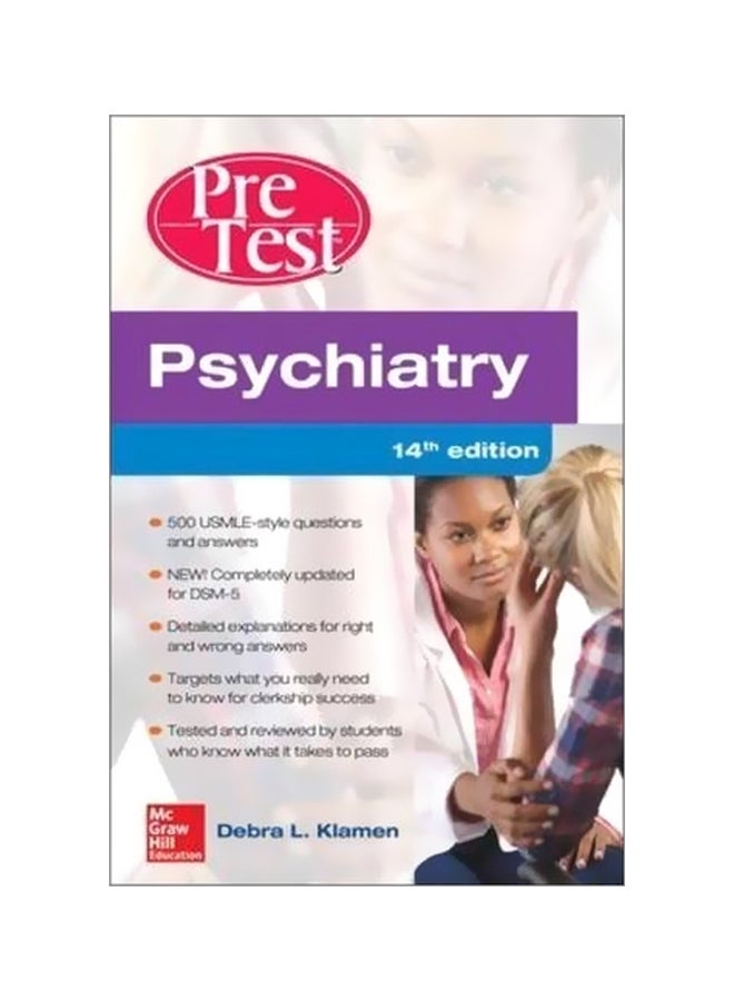 Psychiatry: Pre Test Self-Assessment And Review Paperback English by Debra L. Klamen - 2012 