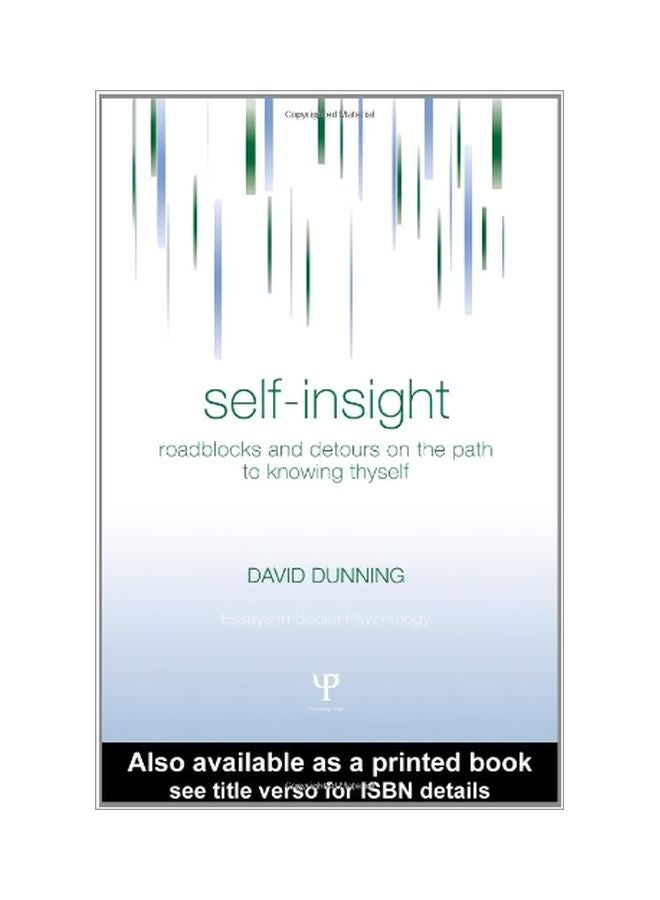 Self-Insight: Roadblocks And Detours On The Path To Knowing Thyself Hardcover English by David Dunning 