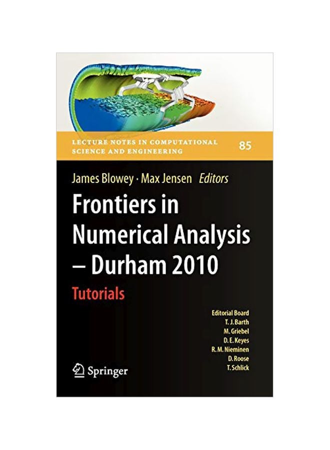 Frontiers In Numerical Analysis - Durham 2010 Hardcover English - 01 Feb 2012 