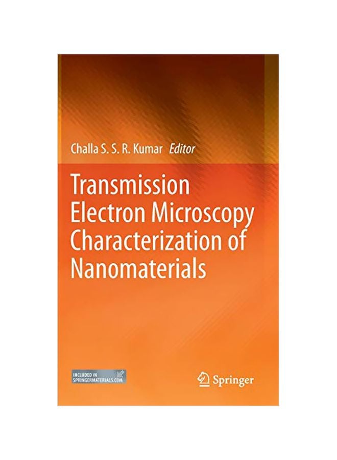 Transmission Electron Microscopy Characterization Of Nanomaterials hardcover english - 27 Dec 2013 