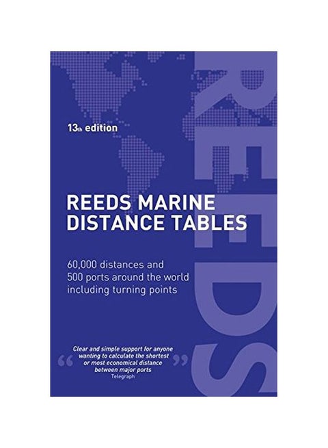 Reeds Marine Distance Tables Paperback English by Miranda Delmar-Morgan - 06 Mar 2014