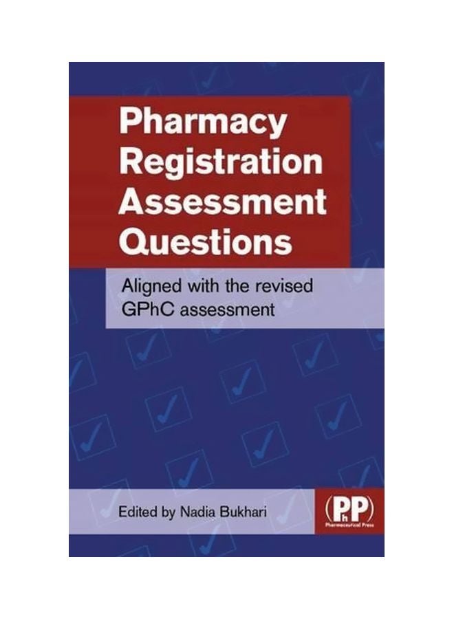 Pharmacy Registration Assessment Questions Paperback English 