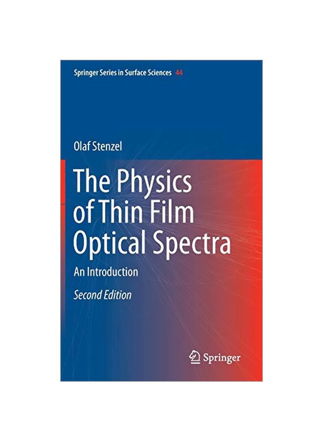 The Physics Of Thin Film Optical Spectra: An Introduction hardcover english - 01 Nov 2015 