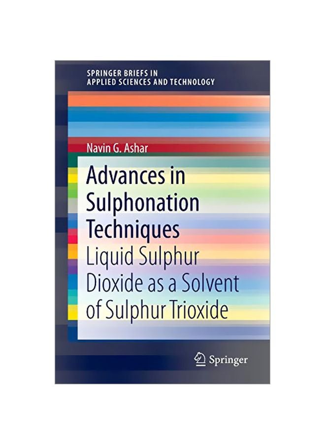Advances In Sulphonation Techniques Paperback English by Navin G. Ashar - 19 Oct 2015