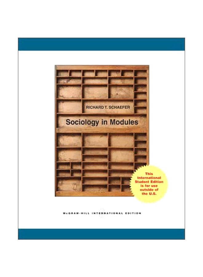 Sociology In Modules Paperback English by Richard T. Schaefer 