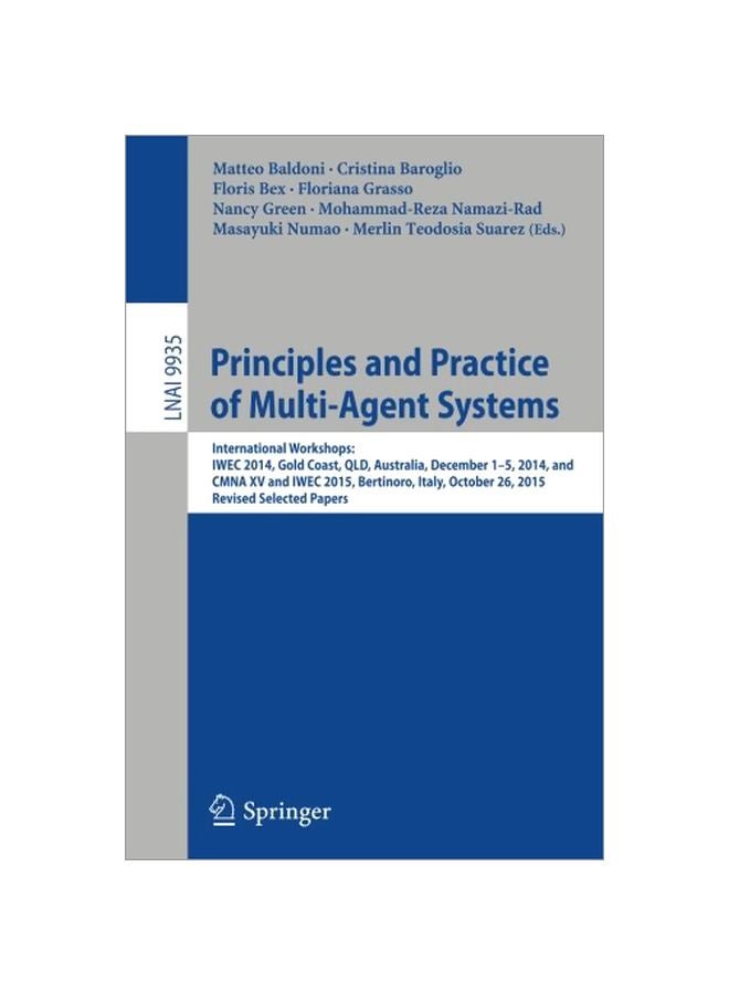 null - Principles And Practice Of Multi-Agent Systems: CMNA 2015 Lecture Notes In Artificial Intelligence paperback english - 6 Dec 2016 - Image 1