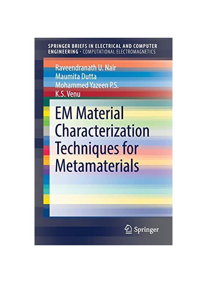 EM Material Characterization Techniques For Metamaterials Paperback English by Raveendranath U. Nair 