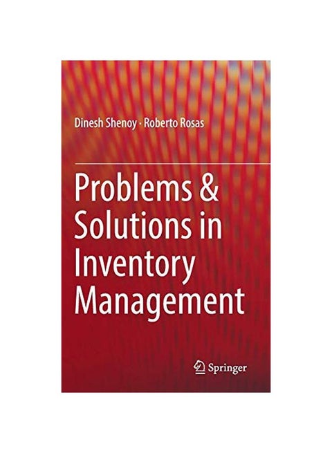 Problems And Solutions In Inventory Management Hardcover English by Dinesh Shenoy