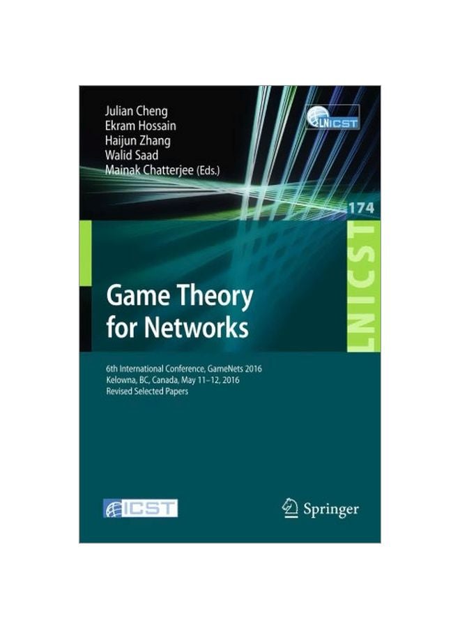 null - Game Theory For Networks Paperback English - 30 Nov 2016 - Image 1