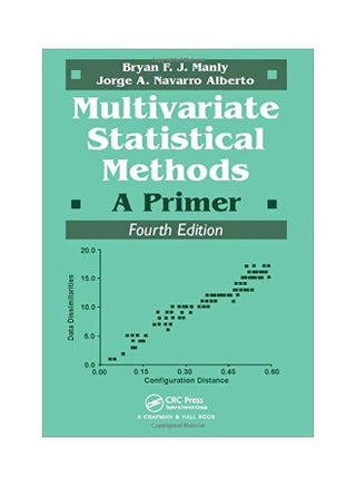 Multivariate Statistical Methods Paperback English by Bryan F. J. Manly - 01 Dec 2016 - v1583821498/N35522518A_1