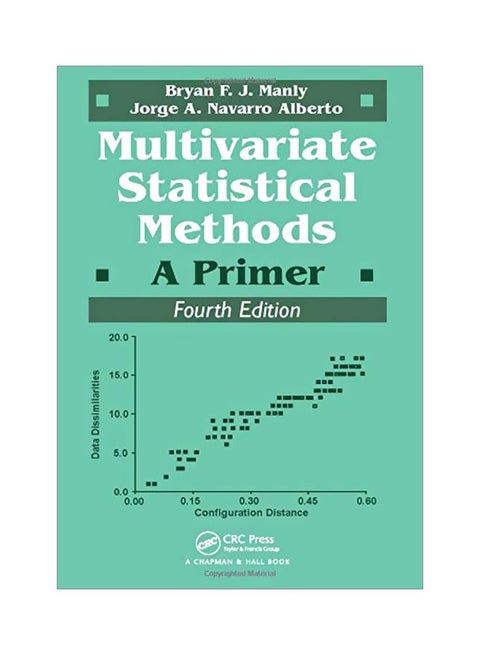 Multivariate Statistical Methods Paperback English by Bryan F. J. Manly - 01 Dec 2016