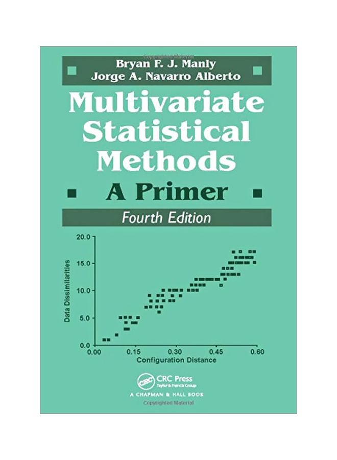 Multivariate Statistical Methods Paperback English by Bryan F. J. Manly - 01 Dec 2016 