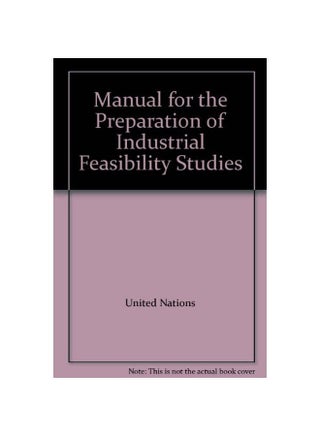 Manual For The Preparation Of Industrial Feasibility Studies Paperback English by P. M. Hawranek - v1583821503/N35525021A_1