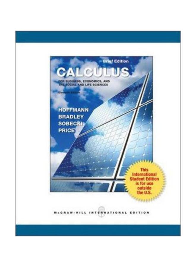 null - Calculus For Business Economics And The Social And Life Sciences Brief Version Paperback English by Laurence D. Hoffman - Image 1