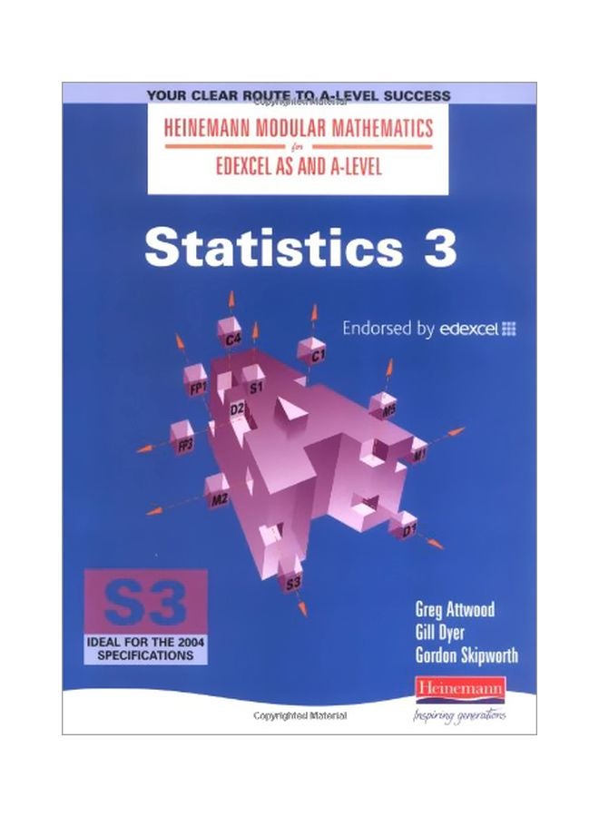 Heinemann Modular Maths For Edexcel AS And A Level Statistics 3 (S3) Paperback English by Gordon Skipworth - 16 Nov 2000 