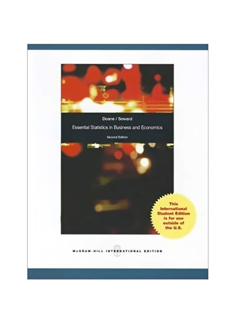 Essential Statistics In Business And Economics Paperback English by David P. Doane
