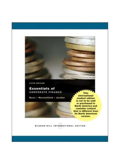 Essentials Of Corporate Finance Paperback English by Stephen A. Ross