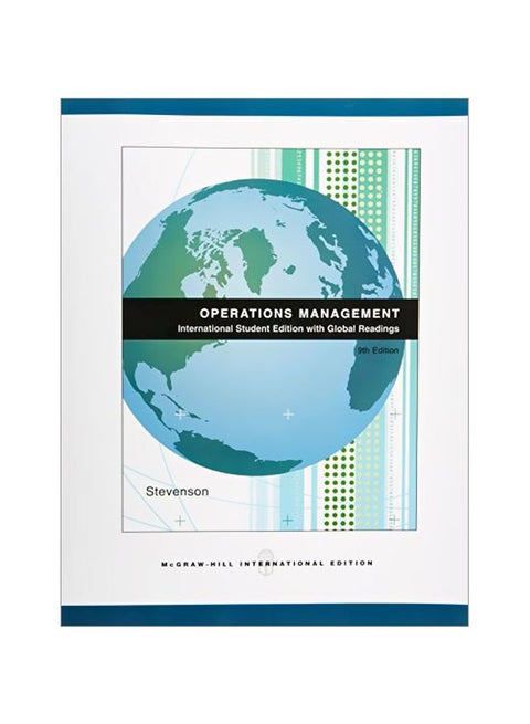 Operations Management: International Student Edition With Global Readings English by William J. Stevenson - 38899.0