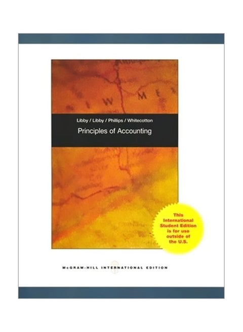 Principles Of Accounting Paperback English by Robert Libb - 01 Aug 2010