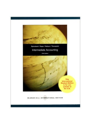 Intermediate Accounting Paperback English by J. David Spiceland - 39690.0 - v1583821534/N35525172A_1