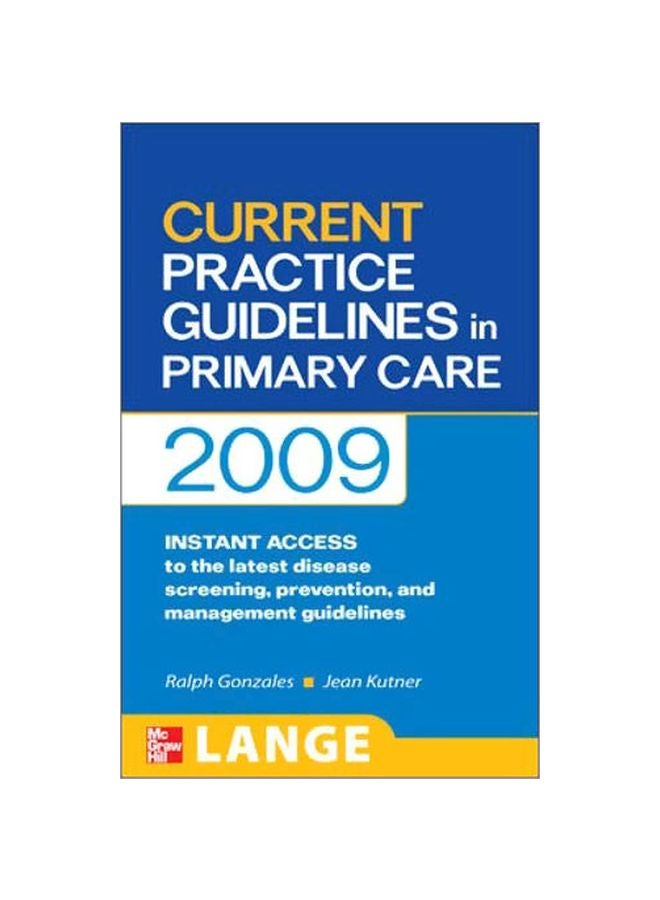 Current Practice Guidelines In Primary Care 2009 paperback english - 39814.0 