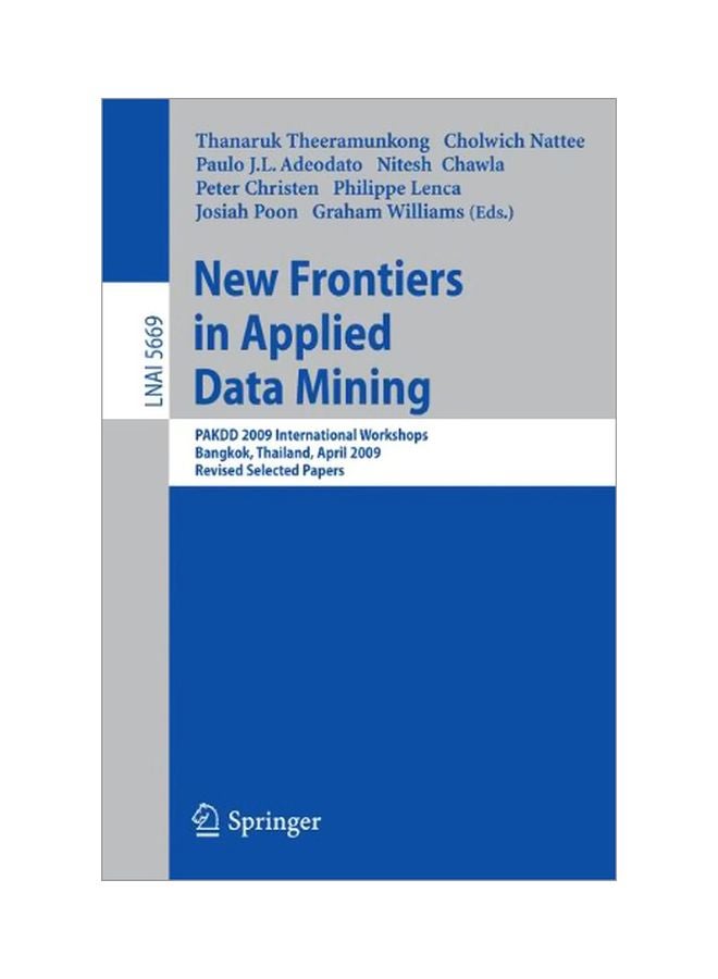 New Frontiers In Applied Data Mining Paperback English - 18 Aug 2010
