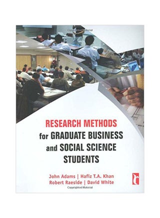 Research Methods For Graduate Business And Social Science Students paperback english - 18 Sep 2007 - v1583821590/N35544660A_1