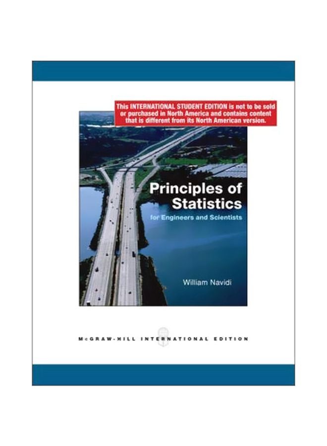 Principles Of Statistics For Engineers And Scientists Paperback English by William C. Navidi - 01-Feb-09 